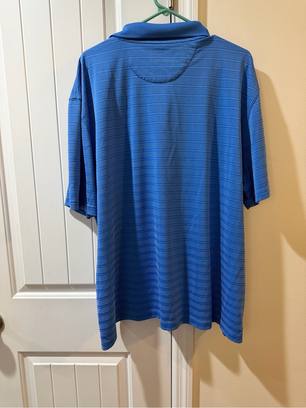 Saddlebred XXL Blue Performance Polo Shirt Golf Business Casual Polyester Men’s - Picture 2 of 5